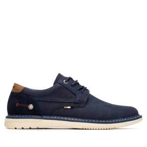 NEW XTI men's comfort sole casual oxfords in navy